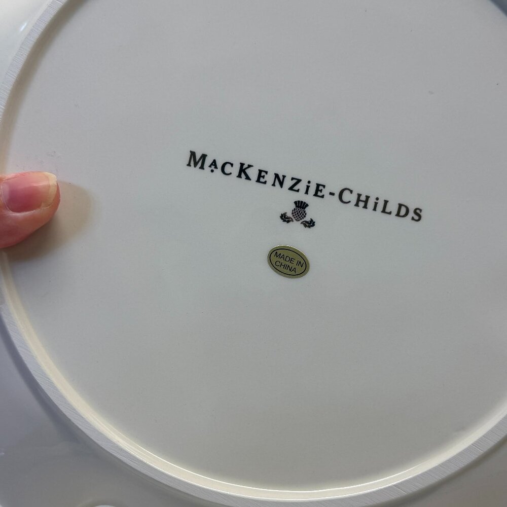 MacKenzie- Childs Holly Leaf Serving Platter - Picture 9 of 9